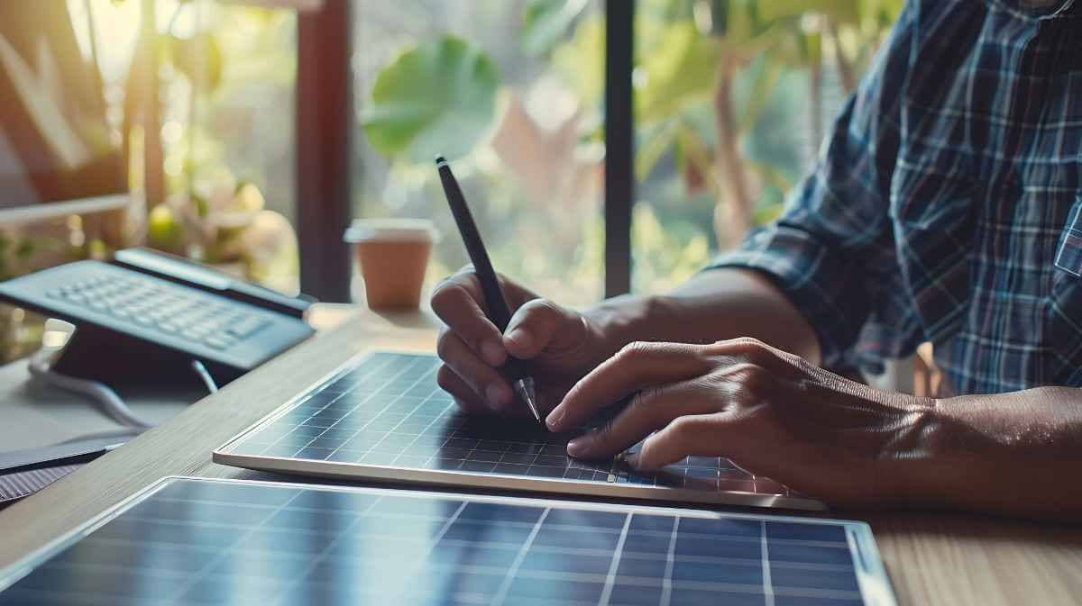 Valoris Energy team helping with a quote